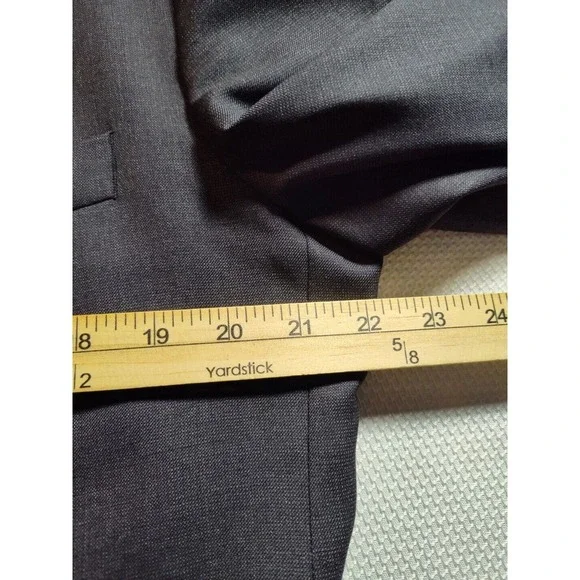 Brooks‎ Brothers Madison 46R Black Wool Blazer 853 - Picture 3 of 11